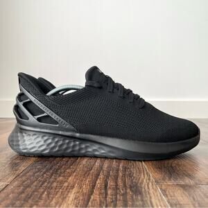 Kizik Athens Sneaker Hands Free Shoe Lightweight Comfort Mens Size 11 All Black